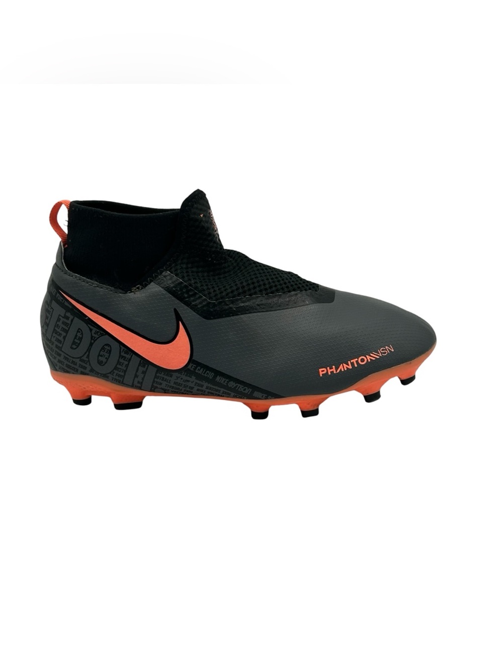 Nike Phantom VSN Academy Mens Youth Size 4Y Soccer Cleats Ankle Collar Lace Up